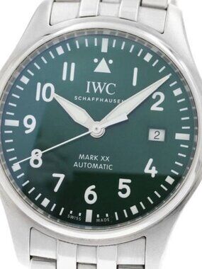 IWC SCHAFFHAUSEN Pilot's Watch Mark XX IW328206 Green dial Men's Watch_920754